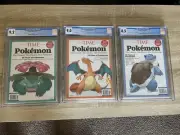 Time Magazine Pokemon Starters Cover Set Of 3 Charizard, Venusaur, Blastoise CGC