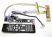 TV+HDMI+VGA+AV+USB+Audio TV 15.6" CLAA156WA01A B156XW01 V.2 LP156WH1-TLA3 TL1366*768 LCD Controller Board DIY Kits