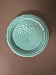 Fiesta® TURQUOISE Blue Coaster with Embossed Logo - Discontinued style