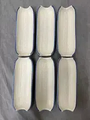 Pfaltzgraff Yorktowne Corn Dishes Set Of 6 Blue & White FS Benefits Charity