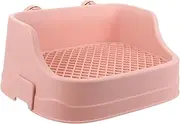 ORFOFE Pet Toilet Training Hamster Litter Box Large Rabbit Potty Trainer Leak-Proof Pet Training Toilet Seat