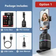 -P03 Auto Face Tracking Gimbal AI Smart 360° Rotation Desktop Phone Holder for S