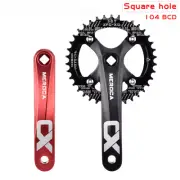 MTB Bicycle Crankset 170mm 104BCD Crank Arm Mountain Bike Chainring 170mm 32-42T