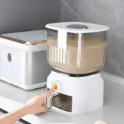 10KG Rice Bucket Storage Box Cereal Moisture-Proof Cereal Dry Food Container