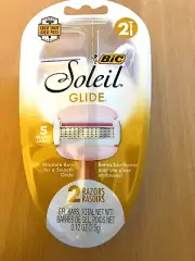 BIC Soleil Women's Disposable 5 Blade Razors | Glide 2 Pack