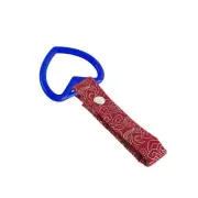 Car Accs JDM Heart Shape TSURIKAWA Blue Ring Red Clouds Nylon Handle Strap