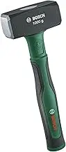 Bosch Club Hammer 1000g (Heavy-Duty Striking; Robust High-Carbon Steel; Symetric Head; Comfortable Softgrip Handle with Fibreglass Core; Low Vibration)