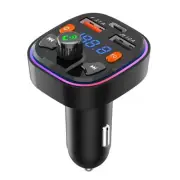 Bluetooth FM Transmitter for Car - Dual USB Port and Type-C PD Car , 73508