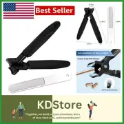 Lux German Grip Toe Nail Clippers for Seniors - Wide Jaw Opening, Ultra-Sharp an