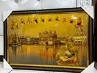 Golden temple and 10 Sikh gurus framed photo ( size 43 cm * 63 cm)