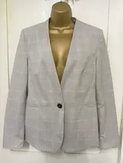 BNWT Zara Check Blazer Size EU 38 UK SMALL. Z8