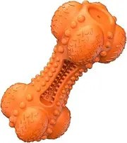Rubber Dog Chew Toys Dog Toothbrush Teeth Cleaning Kong Dog Toy Pet Toothbrushes Brushing Stick Pet Supplies Puppy Popular Toys cleaning expends energy grinding teeth (Color : Orange)