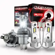 For Toyota Previa 1994-1997 3-Door 4x LED Front Headlights Bulb+Fog Lights (for: Toyota)
