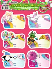 Scratch n Sniff School Book Labels, Scratch and Sniff Kids Scented School Book L