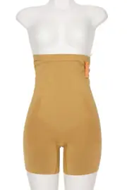 SPANX L142949 Women's Brown 'OnCore' High Waist Mid-Thigh Shorts Size 2X