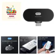 Language Translator Device – Supports 40 Languages & 93 Accents Mini Size Voi...