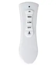 Beacon Lighting Lucci Fan Slimline Remote in White