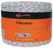 400m EQUINE BRAID Cord Hot Tape Gallagher Wire Electric Fence Farm 5mm