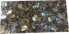Labradorite Gemstone Coffee Table Top, Center Stone Marble Table Top, Home Decor
