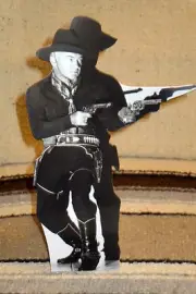 Hopalong Cassidy (William Boyd) Tabletop Display Standee 10" Tall