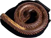 Didgeridoo Round Shape Instrument Natural Materials Travel Bag Spiral Australia (D2)