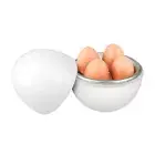 Soft Boiled Egg Maker Poached Egg Steamer 4 Capacity Egg Shaped Egg forceful