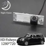 高清帶 LED 牌照燈夜視 CCD 12V 1280*720 MINI COOPER R55 CLUBMAN 2007