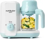 NutriBullet Baby Steam + Blend, Baby Food Maker, Steamer, Blender in One. Cook and Blend Fresh Baby Food in One Simple Machine. (NBY07200)