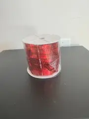 new 100 yards continuous red 6mm wide flat sequins trim craft material