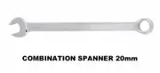 Kincrome K35135 - Combination Spanner 20mm - Mirror Polish