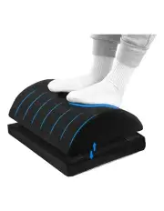 [Giselle Bedding] Memory Foam Footrest Cushion Adjustable Pillow in Black