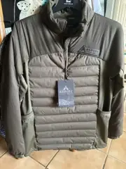 Banded Aspire Ignite Mid-Layer Primaloft Timber Brown Mud Pullover