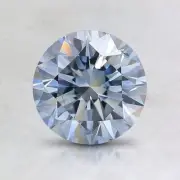 4.00 Ct CVD/HPHT Blue Color Lab Grown Diamond Certified Round Cut VVS1 Clarity