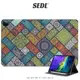SEDL 波希迷亞花磚 圖騰 iPad保護套 筆槽保護套 平板保護殼 air mini Pro 10代 11 12.9吋