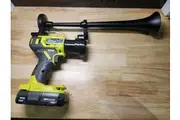 Ryobi Air horn, 150+ DB 18v one plus, working with all 18+ battery