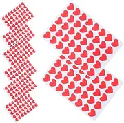 GRADENEVE 8 Sheets Adorable Heart Reward Stickers for Self Adhesive Teacher Stickers for Classroom Motivational Decor and Encouraging Young Learners