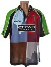 HARLEQUINS ENGLAND RUGBY UNION SHIRT JERSEY KOOGA SIZE XL