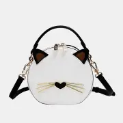 Women Cat Pattern Handbag Crossbody Bag