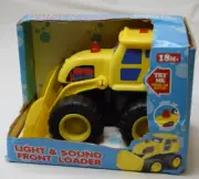Fun Stuff Light & Sound Front Loader Toy Vehicle 18 Months +