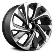 Wheel For 2016 Scion iM 17x7 Alloy 10 Spiral-Spoke Gloss Black Machined 5-100mm