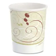 SOLO Cup Company Flexstyle Double Poly Paper Containers, 32oz, Symphony Design,