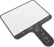 SECFOU Double Side Paddle Magnetic Writing Board 16x21cm Erasable Whiteboard for Scoreboard and Voting