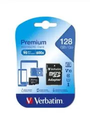 Verbatim Micro SDHC 128GB C10 w/ Adaptor