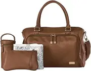 ISOKI Isoki Redwood Chestnut Double Zip Satchel, Chestnut, 1500 Grams