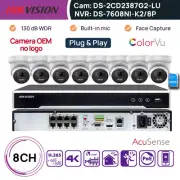 Hikvision 8CH 4K 12MP CCTV Security System 8MP OEM IP Camera ColorVu MIC PoE AU