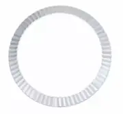 18K Real White Gold Fluted Bezel Watch For Rolex Datejust 2 41MM 116300, 116334