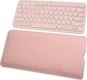 jojofuny Keyboard Cover Keyboard Container Keyboard Sleeve Travel Case Detachable Keyboard Cover Keyboard Protector Keyboard Bag Wireless Keyboard Delicate Keyboard Sleeve Pink Pu