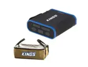 Kings 36Ah Lithium Portable Power Pack 100W USB C LiFePO4+ Clear Top Canvas Bag