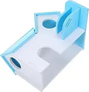 Happyyami Double Layer Hamster Villa House Cozy Hideout for Small Pets Safe Design with Workmanship Hamster Cage Accessory for Guinea Pig and Rat and Comfortable