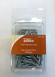 Project Basics 085-03-3359 175 Pack 1 1/2" Common Nails